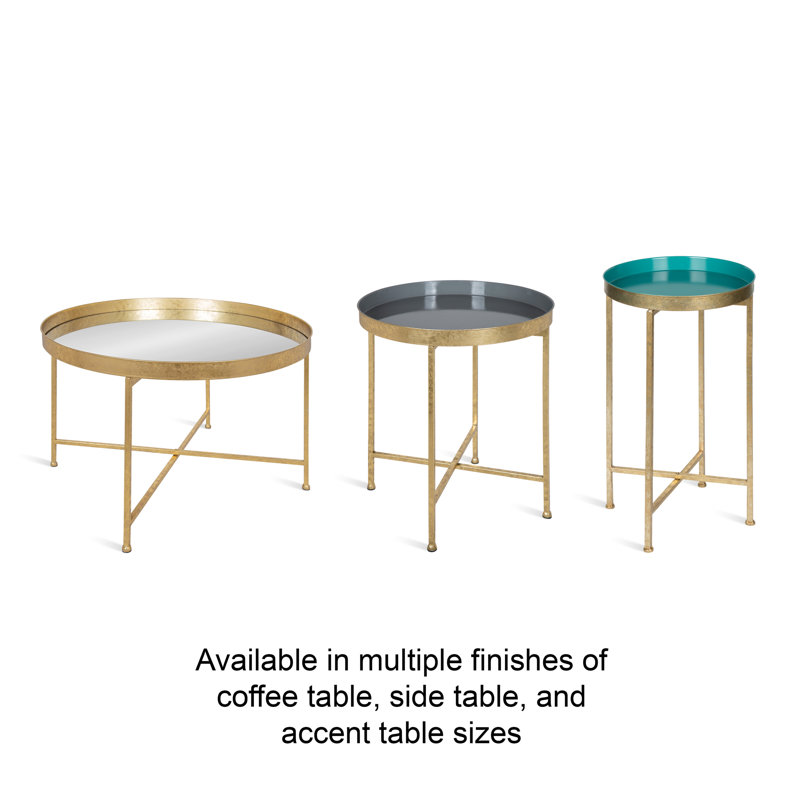 Mistana™ Alvis Tray Top Cross Legs End Table & Reviews Wayfair